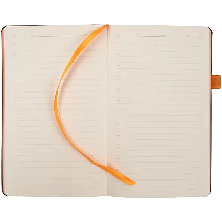 Ежедневник Ton недатированный, черный с синим