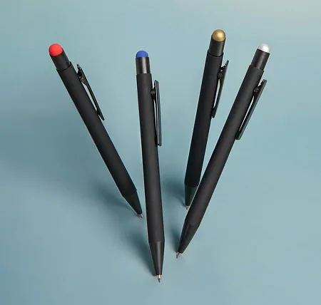 Ручка шариковая FACTOR BLACK со стилусом