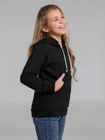 Толстовка с капюшоном детская Kirenga Kids, серый меланж