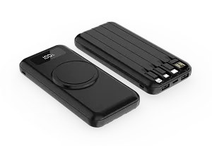 Внешний аккумулятор Authority с беспроводной зарядкой, 10000 Mah, белый