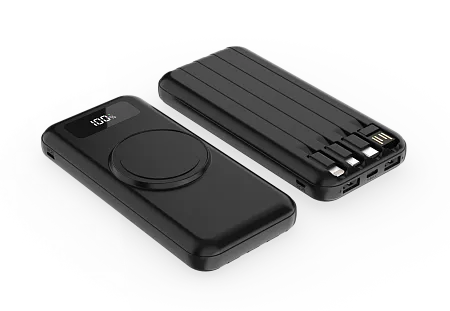 Внешний аккумулятор Authority с беспроводной зарядкой, 10000 Mah, белый