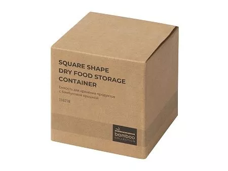 Квадратная емкость из натуральных волокон для хранения Flake