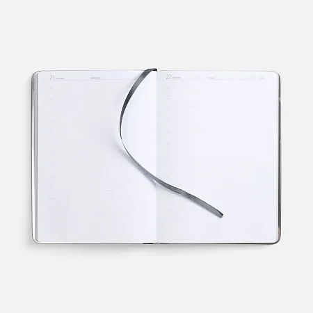 Ежедневник Metal Frame на заказ, датированный, серый