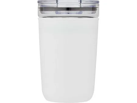 Стеклянная кружка Bello с внешней стенкой из переработанного пластика