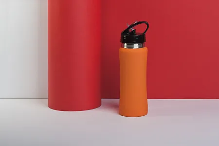 Бутылка для воды "Индиана", покрытие soft touch, 0,6 л.