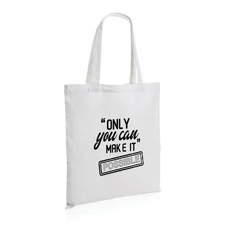 Сумка для покупок Impact из переработанного хлопка AWARE™, 145 г