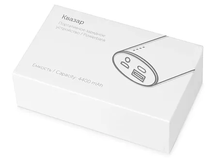 Портативное зарядное устройство Квазар, 4400 mAh