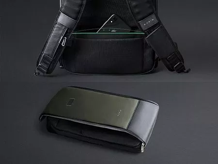 Водостойкий антикражный рюкзак FlipPack для ноутбука 15.6