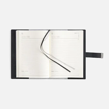 Ежедневник Repute, недатированный, черный