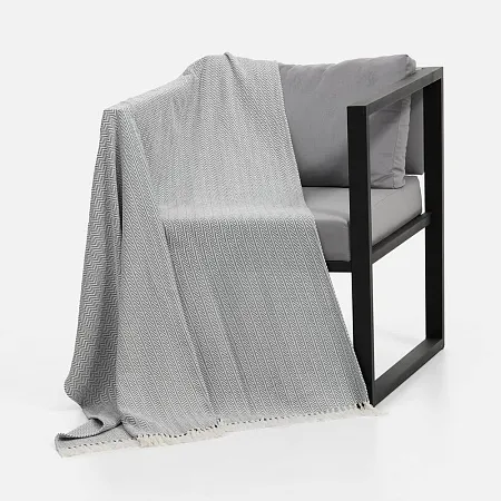 Плед Landour, серый