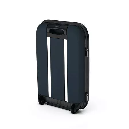 Чемодан складной Rollink Vega II 55x40x20 см, 2 колеса, серо-синий