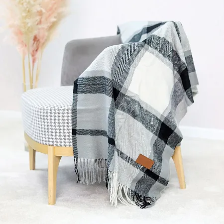 Плед акриловый Glama, синий