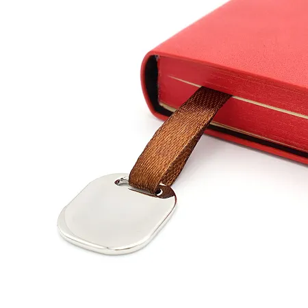 Блокнот A5 "Shell" c металлической биркой, черный