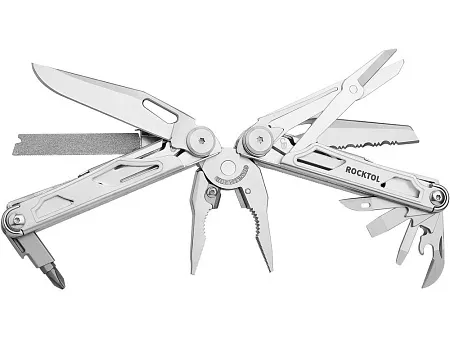 Мультитул Rocktol 29 в 1 со сменными резцами и пилой