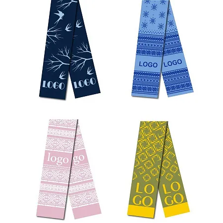 Шарф на заказ Tricksy Classic, M, полушерсть