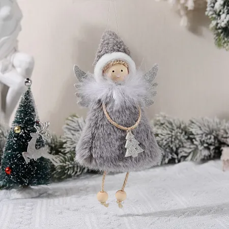 Новогоднее украшение  рождественские ангелы Тамарис, розовый