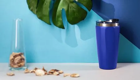 Термостакан "Calypso" 500 мл, покрытие soft touch, черный #