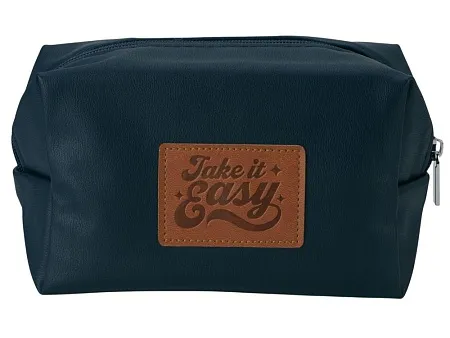 Косметичка из эко-кожи Enio с патчами