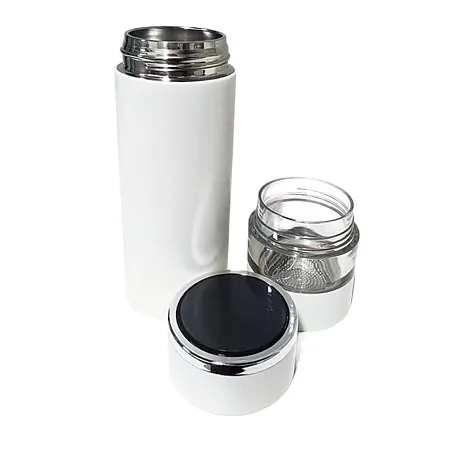 Термос Amber с инфьюзером и дисплеем, черный