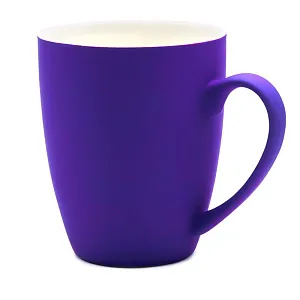 Кружка Elegante, софт-тач, 350мл, красная