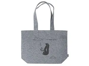 Сумка-шоппер Stratum фетровая с термотрансфером