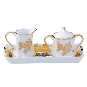 Набор "Мелисса" (молочник и сахарница на блюдце), 17 * 8,5 *7 см 167379