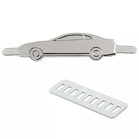 Шильд металлический - машина