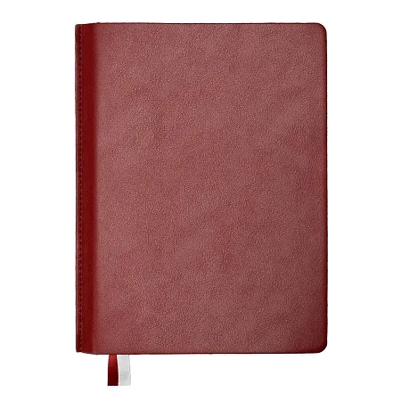 Ежедневник недатированный Mave,бордовый, А5, блок в линейку