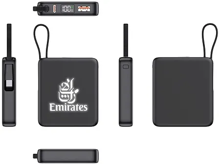 Внешний акуумулятор с подсветкой лого Nex, 5000 мАч