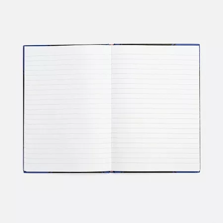 Блокнот Accenti, черный с синим