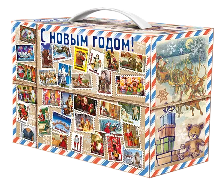 №7 ПОСЫЛКА 1500 грамм новогодний подарок классический