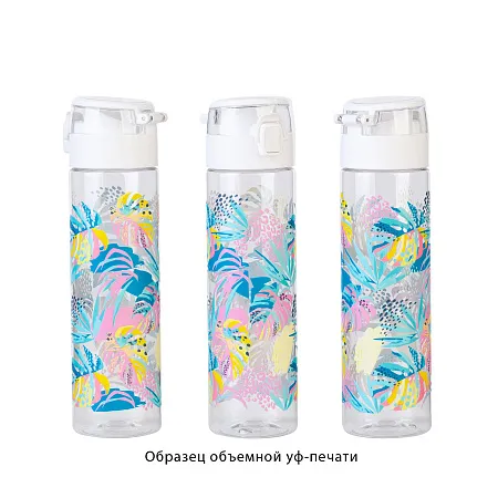 Бутылка для воды "Vita" с нанесением "Джунгли" 600 мл