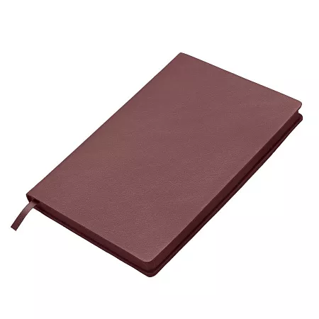 Бизнес-блокнот "LADY", формат А5, бордовый, блок в клетку