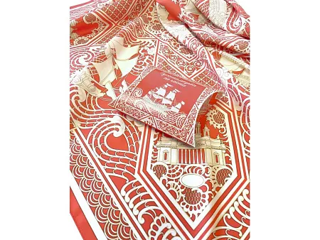 Платок Русская резьба по кости