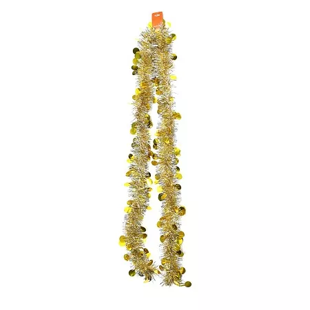 Новогодняя мишура с блестками, мультиколор