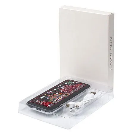 Внешний аккумулятор Gourji "Красная площадь"  с рельефным изображением