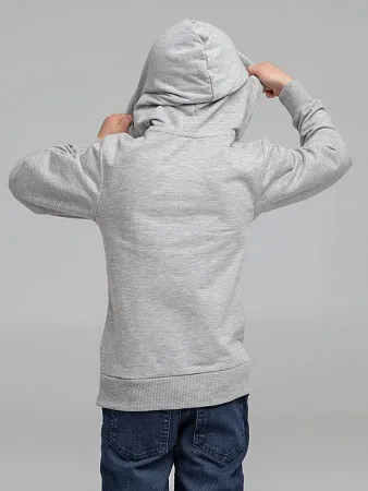 Толстовка с капюшоном детская Kirenga Kids, серый меланж