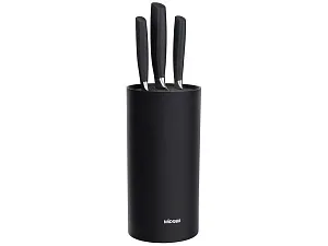 Набор из 3 кухонных ножей в универсальном блоке UNA