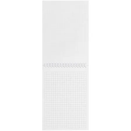 Блокнот Issa в клетку, белый