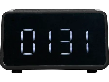 Беспроводная колонка с часами и функцией беспроводной зарядки Sentry