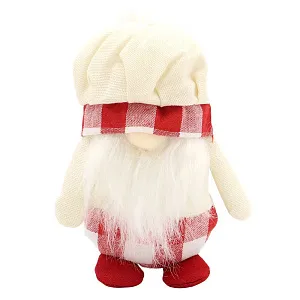 Новогоднее украшение рождественские гномы Виллен, красный 