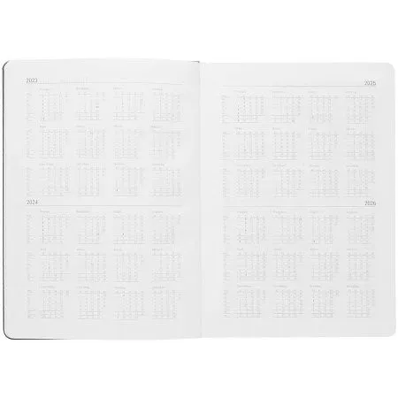 Ежедневник New Factor, недатированный, серый