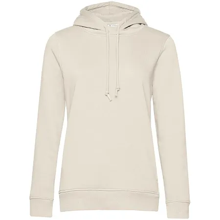 Толстовка с капюшоном женская BNC Organic, белая