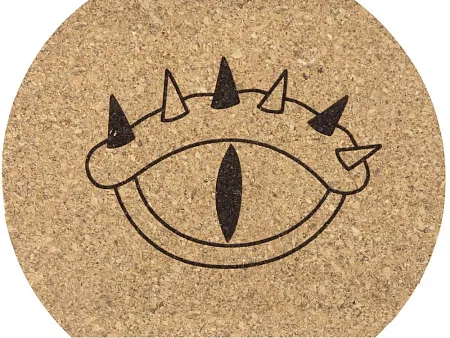 Набор костеров из пробки на подставке Krock с гравировкой