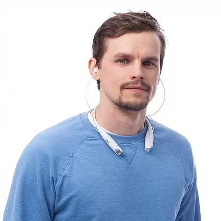 Bluetooth наушники stereoBand, черные