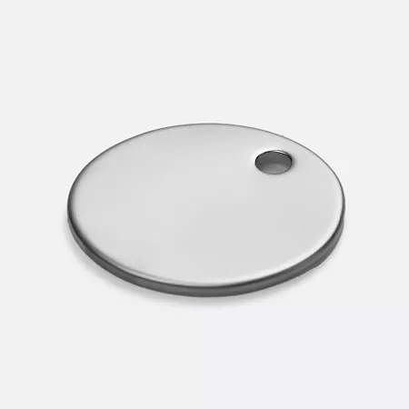 Шильдик металлический Alfa Sirkel, серебристый