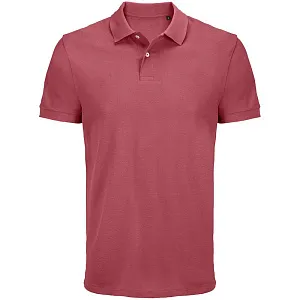 Рубашка поло унисекс Pacific, розовая (лососевая)