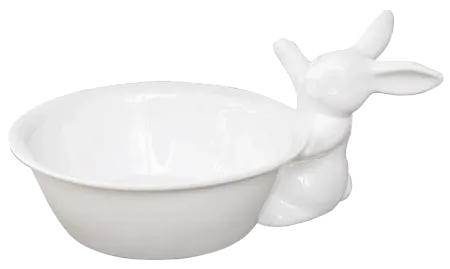 Мисочка с кроликом, 500 мл, Белый