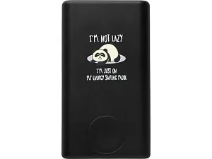 Внешний беспроводной аккумулятор 2-в-1 с функцией зарядки Apple Watch, QC/PD AtomIQ, 10000 мАч с тампопечатью