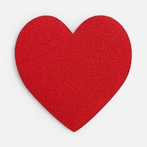 Наклейка тканевая Lunga Сor, M, красная